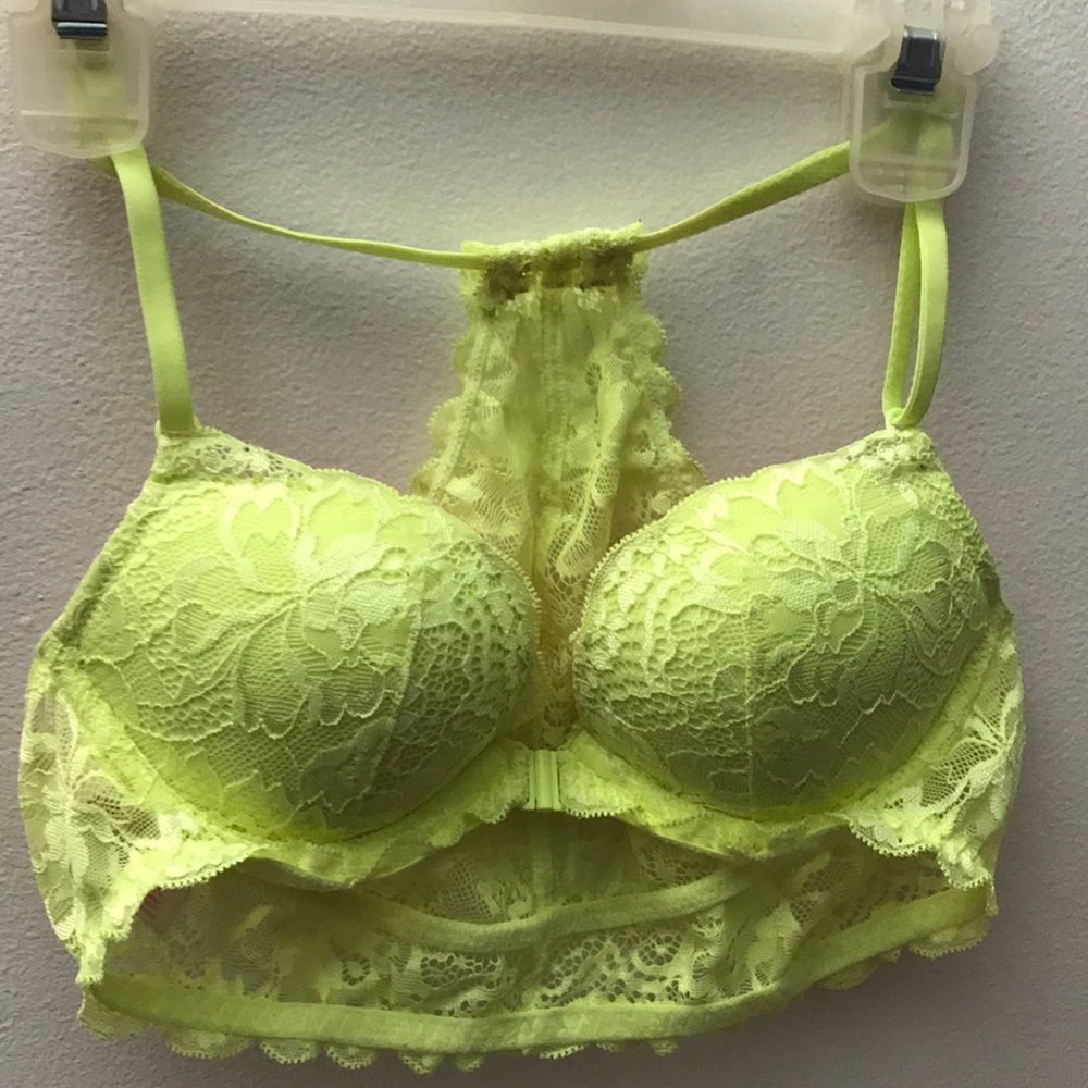 Neon yellow bralette